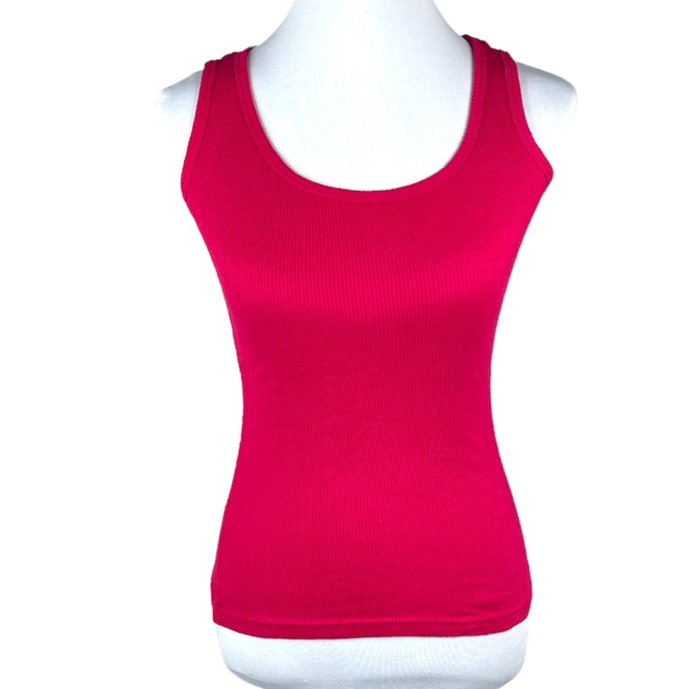 Grip Ribbed Tank Top Pink Size Small - Picture 6 of 6